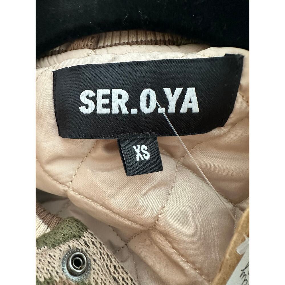 SER.O.YA - Bryan Camouflage Bomber w/ Tags - Picture 3 of 5